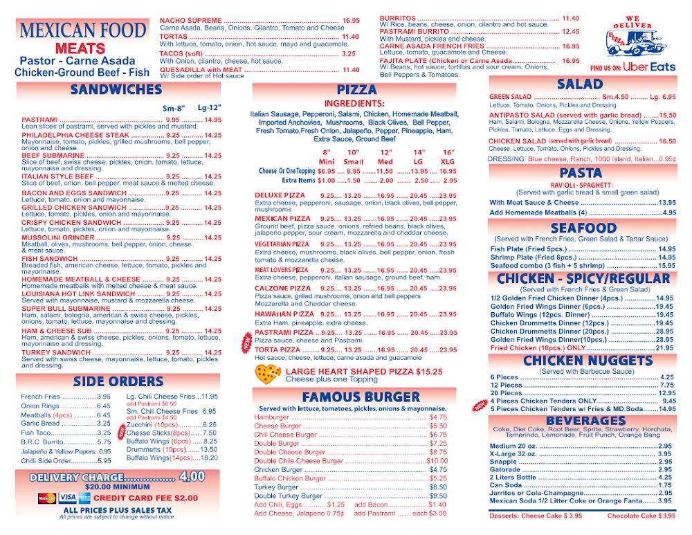 Angelino's Pizza Pastrami