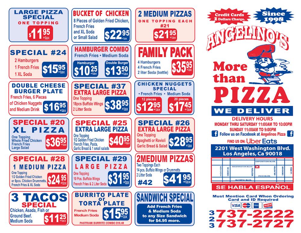 Angelino's Pizza Philadelphia Cheese Steak